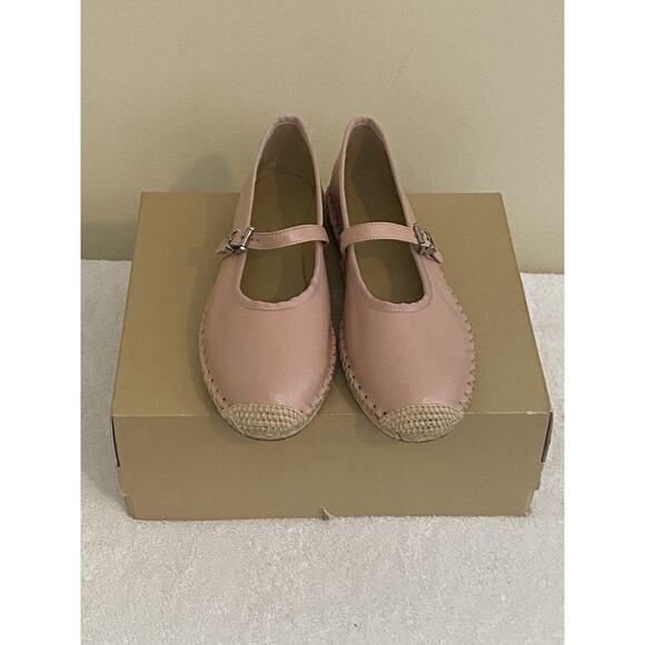 Micheal Michael Kors Lynn Mary Jane Ballet Espadrille Flats Size 8M Pink